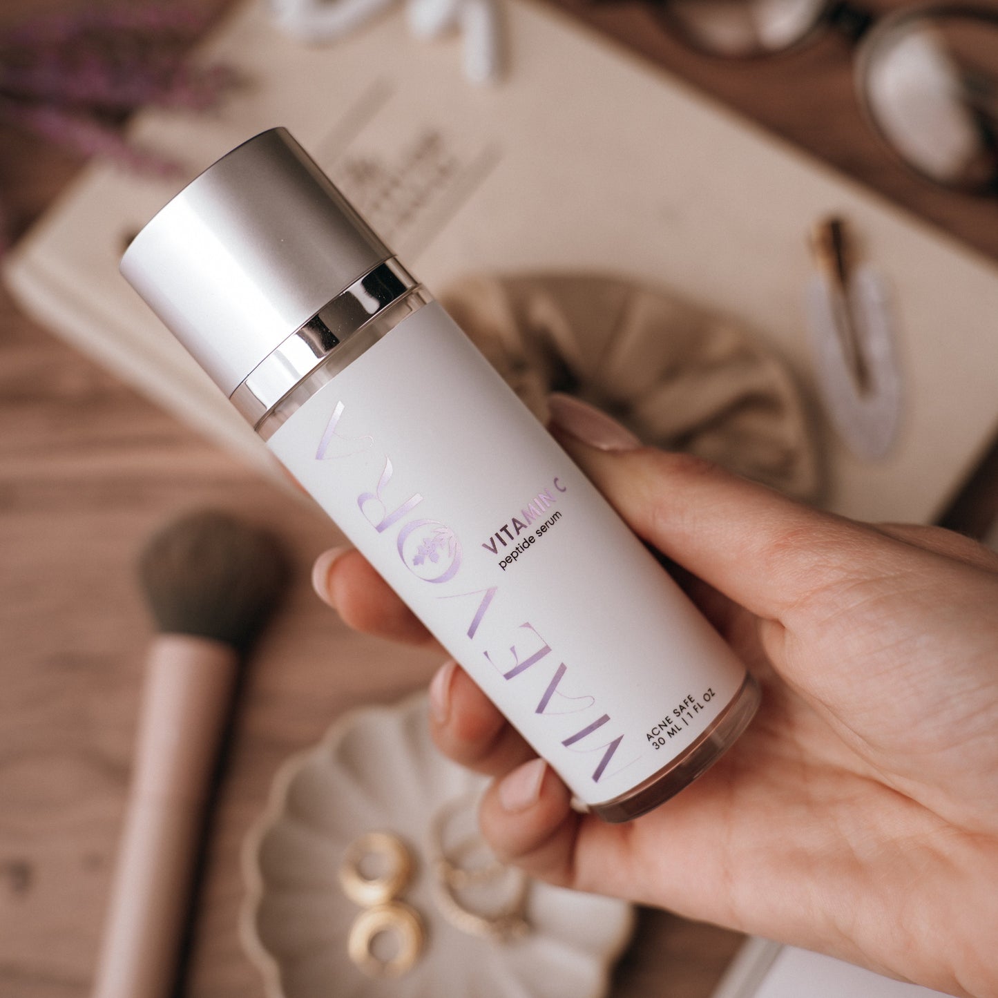 Vitamin C + Peptide Serum | Brightening & Anti-Aging Face Serum (1oz)